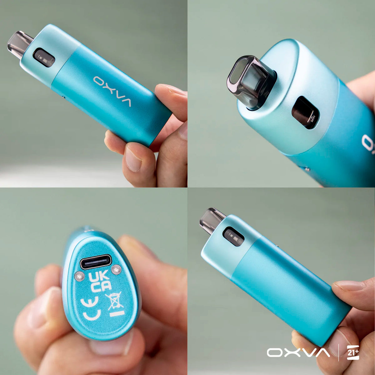OXVA ONEO 奧尼奧 40W 電子煙主機|1600mAh大電量|3.5ML注油空彈|可調氣流|RGB燈效-台灣現貨