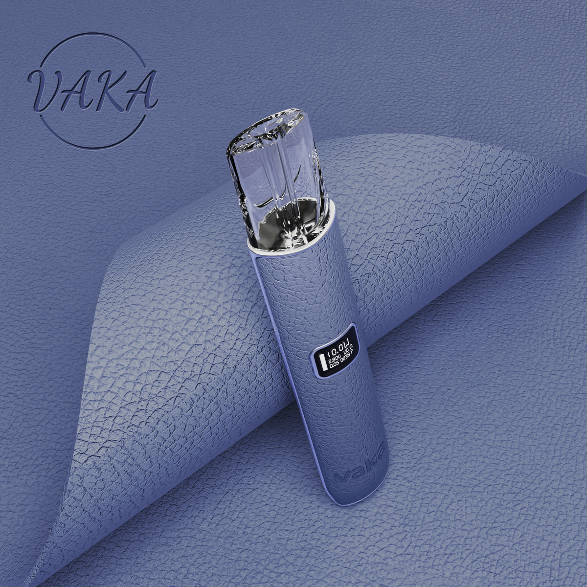 VAKA 皮革主機｜高級皮革質感｜雙檔功率調節｜LED電量顯示｜Type-C 快充｜通用一代煙彈-台灣現貨
