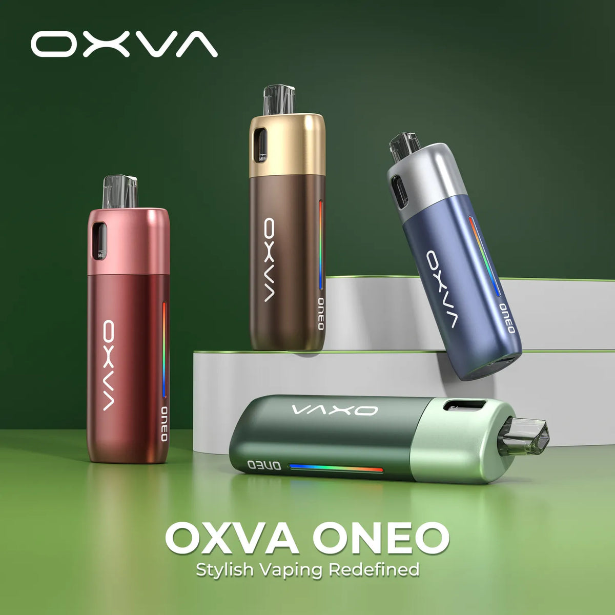 OXVA ONEO 奧尼奧 40W 電子煙主機｜1600mAh大電量｜3.5ML注油空彈｜可調氣流｜RGB燈效-台灣現貨