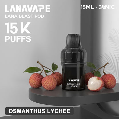 LANA 15000 換彈式電子煙｜直桿主機/煙彈單顆裝｜15000口大容量｜買三顆煙彈送一隻主機