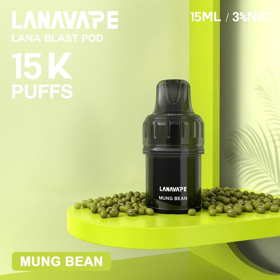 LANA 15000 換彈式電子煙｜直桿主機/煙彈單顆裝｜15000口大容量｜買三顆煙彈送一隻主機